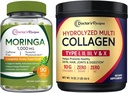 Läkarens recept Moringa 90 Vegan Caps & Multi Collagen Peptides Powder 16oz