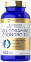 Carlyle Glucosamine Chondroitin MSM Turmeric | 4050 mg | 200 greve | Avancerad Triple Strength Supplement | Non-GMO & Gluten Free