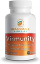 Virimmuniteetti - Immunosupport Supplement, 60 kapselia aikuisille, C- ja E-vitamiinia, Seleeniä, Sinkkiä, Antioksidantteja, NAC, ja probiootteja.