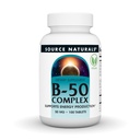 Source Naturals B-50 Complex - Tukee energiantuotantoa* - 50 mg - 100 tablettia