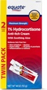 TWINPACK 1% Hydrokortisoni Anti-itch Cream Vertaa maksimivahvuuteen Kortisoni