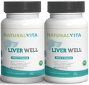 Liver Well (2) Cleanse, Metabolic Support Dtox - Liver Supplement Liverwell Health maito Thistle Extract