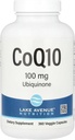 Lake Avenue CoQ10 Nutrition - Ubikinoni Supplement - edistää antioksidanttiaktiviteetti - Gluteeniton, ei-GMO - 100 mg - 360 kasviskapselit
