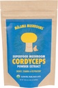 Cordyceps Extract Powder by Malama, Organic Fruiting Body Cordyceps Mushroom Powder, Superfood Adaptogenic, Tukee energiaa, Endurance & Mood, 100 tarjoilua