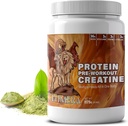 CHIMERA All-in-One Protein & Pre-Workout Powder - 36g Proteiinia, 3g Creatiini, ei-GMO, Sokeriton, Matala natrium, Luonnollinen kofeiini Matchasta, Ei keinotekoisia makuja