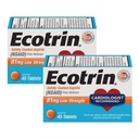 Ecotrin Low Strength Safety Coated Aspirin, NSAID 81 mg, 45