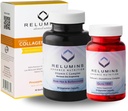 Relumins Premium Summer Glow Set - Collagen Pineapple, Glutathione 1000mg & Vitamin C - Antioxidant Support för hudhälsa och övergripande välbefinnande - 3-i-1 skönhet & Wellness Kit