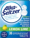 Alka-Seltzer Lemon Lime 36 Effervescent Tabletit (pakkaus 2)