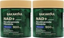 NAD-liite - liposomaalinen nikotinamidi Ribosidi, Resveratrol, Quercetin, NAD Nikotinamidi Ribosidi Resveratrol 900 mg, NAD+ Supplement for Miehet ja naiset, 80 kapselia 2 pakkaus