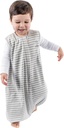 Woolino 4 Season Baby Sleep Bag jalat, Merino Wool ja Luomu Cotton Walker Sleep Bag Sack, Toddler Sleeping Bag, 18-36m, Harmaa