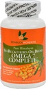 Seabuck Wonders Sea Buckthorn Oil Blend - 500 mg - Omega 7 Täydellinen - Luonnollinen - Gluteeniton - 120 Softgels (pakkaus 2)