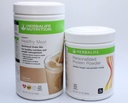 HERBALIFE (Duo) Formula 1 Terveellinen aterian ravitsemus Shake Mix (Cafe Latte) ja personoitu proteiinijauhe