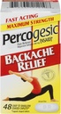 Perkogic Backache Relievent Pain Reliever, Maksimi Vahvuus, 48 tablettia (2 pakkaus)