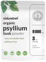 NatureBell Psyllium Husk Kuitu Supplement, 9000mg per Serving, 3lb (48oz) Powder ...