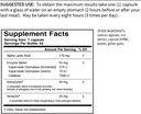 USAEnzymes YOUTHXYM 62 Viivästynyt julkaisu Kasvissyöjäkapselit, anti-oksidantti enzyme täydentää. 170 mg Alpha Lipoic Acid (ALA) + 50 mg AstraZyme lisätä proteiinin digestio.