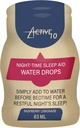 Night Time Sleep Aid Water Drops, parantaa ja rauhoittaa levottomat yöt - kirsikkamehua, luonnollisia ainesosia - 2.13 Fl Oz