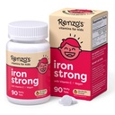 Renzo's Iron Supplements lapsille, Ratkaistavat Vegaani lapset Iron Supplement C-vitamiini, Sokerittomia Melty Tabs, Orange Flavor, 90-Count