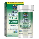 Puutarha Life Probiootit naisille ja miehille - Raw Probiootit Colon Care 50 miljardia PMY ja Enzymes, Säilyvyys vakaa kerran päivässä Acidophilus Probiootti sääntöjen ja immuuniterveyden tukea, 30 kapselia