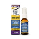 Luonnollinen polku Silver Wings Kolloidinen Silver 150ppm (750 mcg) w/Echinacea & Oregano Immuno Support Supplement - 1 fl. oz Spray