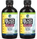 Amazing Yrtit Premium Black Seed Oil - Gluteeniton, Ei GMO, Cold Pressed Nigella Sativa Aids in Digestive Health, Immuno Support, Brain Function - 8 Fl Oz (paketti 2)