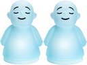 Set of 2 Mindfulness Meditation Ahdistus ja stressiä lievittävä työkalu, rentouttava kohteita aikuisille Lapset, Päivitetty 2 in 1 Touch hengitys yö valo