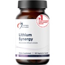 Designs for Health Litium Synergia - 5 mg Litium Orotate TMG + B12 Methylcobalamin - Biosablet Mood + Methylation Support Supplement, ei-GMO + kasvissyöjä (120 kapselia)