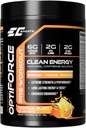 EC Sports OptiForce Pre-Workout Tropical Blast Supplement Powder - Clean Energy & Natural Comfeine w/Long-Lessing Endurance and Focus - 30 Servings