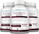 Hyväksytty Science Liversyl - Support Optimal Liver Function - Cleanse and Detox - Nopea ja tehokas - Milk Thistle, Artisokkauute, ja Bioperine - Vegan - 180 Count - 3 kuukauden toimitus - Valmistettu USA