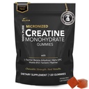 Kreatiini Monohydraatti Gummies miesten ja naisten - Sokeriton & Vegan Advanced Formula W/L-Tauriinia + B12 - B12 - lihasten vahvuus, lihakset rakentaja, Recovery, Energy Boost, Pre-Workout täydentää