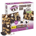 Lenny & Larry's Cookie-fied Protein Bar Evästeet & Creme Vegan Protein Bars 9x45g Terveitä Välipalat 12g Kasviproteiini & 5g Kuitu Gluteeniton Power Bar, Keto Friendly, ei-GMO & Vegan