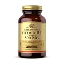 Solgar B1-vitamiini (Tiamin) - 100 tablettia - Super Potency, 500mg Formula - Ei-GMO, Vegan, Gluteeniton, Kosher, Halal - 100 tarjoilua