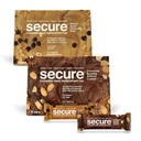 Andrew LESSMAN Secure Täydellinen Aterianvaihtopatukat - 7g Vegan proteiinipatukat. Inulin Fiber. Low Calorie, Gluteenittomat ja maitotuotteet 24, Variety Pack: Chocolate Brownie ja Peanut Butter Chocolate Chip)