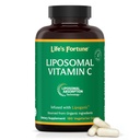 Life's Fortune Liposomal Vitamiini C 2100 mg, Nopeasti vaikuttava Imeytyminen, suurempi biologinen hyötyosuus tukee immuunijärjestelmää, korkea antioksidantti täydentää Formula ... Collagen Booster 180 kapselia
