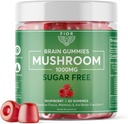 FIOR Luonnollisesti sokeriton sieni Gummy Total Sienten Blend täydentää, 60 Count, Multi Sienten Complex, Lions Mane, Chaga, Cordyceps, Reishi, Turkki Tail, Maitake, Shiitake, Kuningas Trumpet