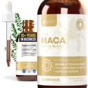Rejuvica Health Active Maca - Advanced Maca Root Extract - Peruvian Ginseng - Nesteen toimitus parempaan imeytymiseen - Tukee energiaa ja elinvoimaa