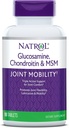 Natrol Glucosamine, Chondroitin och MSM, Joint Mobility, Tablets, 90 Count (Pack of 12)