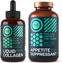 WILD POLTTOAINE Liquid Collagen ja ruokahalua Suppressant Health and Wellness Bundle