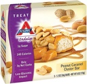 Atkins Peanut Caramel Cluster Bar, jälkiruoka suosikki, korkea kuitua, 3g Net Carb, 1g sokeria