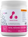 ATP LAB yhteensä Radiance Collagen - Peach Mango Flavor, 360g - Collagen Peptides Powder for Women - Hydrolysed Collagen Protein Supplement with Biotin