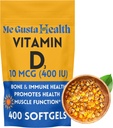 D3 10 mikrog (400 IU) 400 Softgels ... D3- vitamiinin lisä... D3- vitamiini... Softgels...