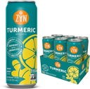 Zyn Turmeric Wellness Drink (6 Pack), sitruunan inkivääri makuinen kurkuma Juo mustan paprikan kanssa, ei lisättyä sokeria, alhainen carb & Low Calorie Drink, puhdas vaihtoehto