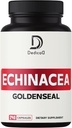 1000mg Echinacea Goldenseal kapselit- 240 Counts of 4 kuukausi Supply - Tuki Immuunijärjestelmä, Hyvinvointi & Overal Health