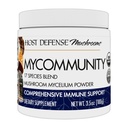 Isäntäpuolustus MyCommunity Powder - 17 Species Blend Mushroom Supplement for Immune Support - Extract with Lion's Mane, Reishi, Chaga, Cordyceps, Turkey Tail & More - 100g (66 Servings) *