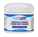 KALA TERVEYS MSMPure Maximum Strength MSM Cream 2 oz, nopea absorbointi, ei-pysyvä Formula Comfort & Joustavuus USA-Made MSM
