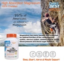 Suuri imeytyminen Magnesium Glycinate Lysinate FamilyValue 2Pack (240 tablettia) XOX# Doctor's