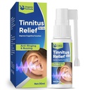 Tinnitus Relief for ringing ears, tinnitus Relief Ear Drops, Natural Tinnitus Rëliëf Spray, vähentää korvamelua ja parantaa kuuloa, 30 ml