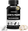 Lion's Mane Supplement kapselit - 300 kapselia (5-kuukautta Supply), tukee Focus, Clarity, Muisti, ja Kokonaiskognition. Orgaaninen Nootrooppinen täydentää kognitiivista toimintaa ja immuunitukea