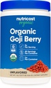 Nutricost Organic Goji Berry Powder (1lb) - USDA Certified Organic, Gluteeniton, Ei-GMO, Kasvisruoka