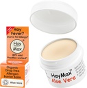 HayMax Allergen Barrier Balm - Aloe Vera 0.17 fl oz - Organic, Natural & Non-Drowsy Heay Fever & Allergy Relief Balm - Blocks Siitepöly & Muut Allergen Particles - Suuri aikuisille, Lapset & Raskaana Naisten