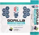 Gorilla Mind Hydration Packets - 3,073mg Electrolytes On The Go Kätevä Drink Mix kattavan Replenishment - nollasokeria, luonnollisesti makeutettu & Fating Friendly - 30 Count (Cherry Blackout)